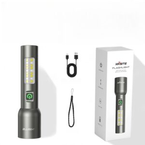 Aluminum Alloy Zoom Small Metal Portable Flashlight